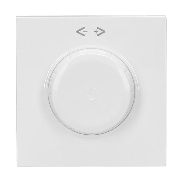 Zentralscheibe Dimmer Druck-Wechsel Karre reinweiß EGB VIKO